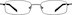 Rectangle Glasses 411512 in Gray