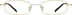 Rectangle Glasses 411514 in Gold