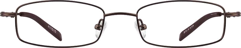 Brown Rectangle Glasses
