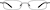 Front view of Rectangle Glasses 411521 in Black thumbnail