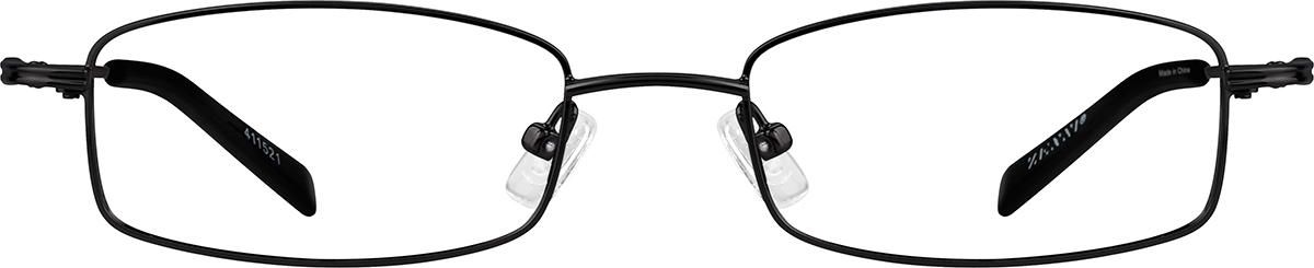 Black Rectangle Glasses #411521