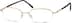 Rectangle Glasses 411814 in Gold