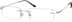 Rimless Glasses 413111 in Silver