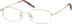 Rectangle Glasses 413414 in Gold
