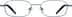 Rectangle Glasses 413416 in Blue