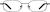Front view of Rectangle Glasses 413421 in Black thumbnail