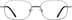 Rectangle Glasses 413812 in Gray