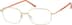 Rectangle Glasses 413814 in Gold