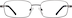 Rectangle Glasses 414012 in Gray