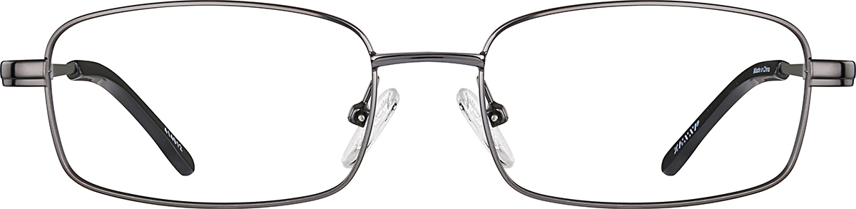 Gray Rectangle Glasses