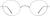 Front view of Round Glasses 414411 in Silver thumbnail