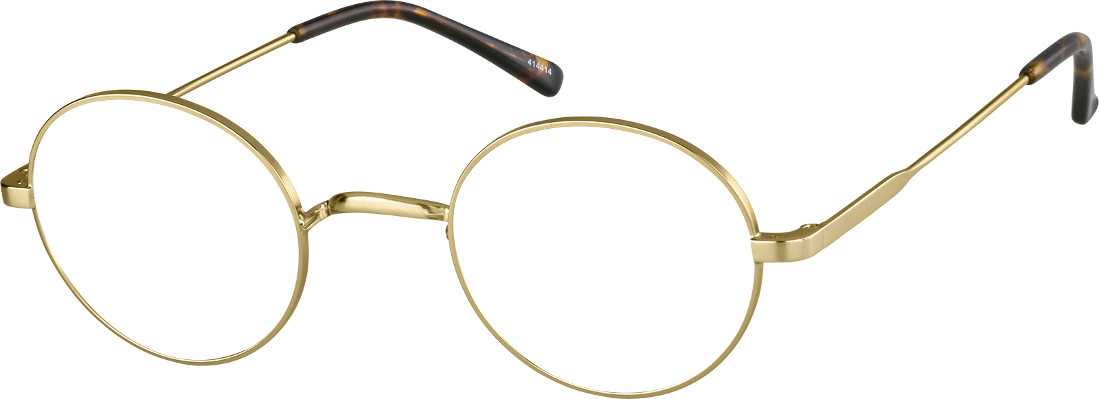 Gold Round Glasses #414414 | Zenni Optical
