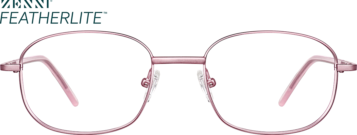 Pink Rectangle Glasses