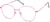 Angle view of Round Glasses 414919 in Pink thumbnail