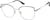 Angle view of Cat-Eye Glasses 415217 in Purple thumbnail