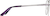 Side view of Cat-Eye Glasses 415217 in Purple thumbnail