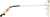Side view of Geometric Glasses 415814 in Gold thumbnail