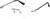 Angle view of Geometric Rimless 415912 in Gray thumbnail