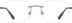 Geometric Rimless 415924 in Green