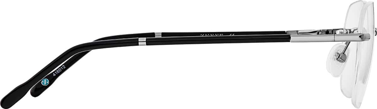 Gray Square Rimless #416012 | Zenni Optical