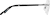 Side view of Square Rimless 416012 in Gray thumbnail