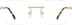 Square Rimless 416014 in Gold