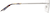 Side view of Rectangle Rimless 416111 in Silver thumbnail