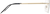 Side view of Rectangle Rimless Glasses 416114 in Gold thumbnail