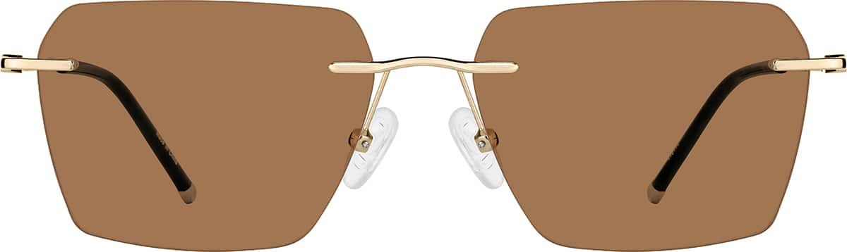 Customizable Square Rimless Glasses 4161