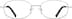 Rectangle Glasses 416311 in Silver