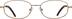 Rectangle Glasses 416315 in Brown