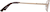 Side view of Rectangle Glasses 416315 in Brown thumbnail