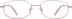 Rectangle Glasses 416319 in Rose Gold