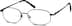 Rectangle Glasses 416321 in Black