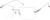 Angle view of Rimless Glasses 416411 in Silver thumbnail