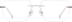Rimless Glasses 416411 in Silver