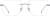 Front view of Rimless Glasses 416412 in Gray thumbnail