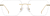 Front view of Rimless Glasses 416414 in Gold thumbnail