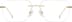 Rimless Glasses 416414 in Gold