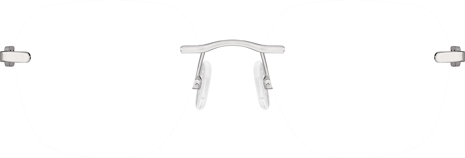Silver Browline Glasses #3218811 | Zenni Optical