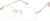 Angle view of Square Rimless 416514 in Gold thumbnail