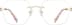 Square Rimless 416514 in Gold