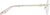 Side view of Square Rimless 416514 in Gold thumbnail