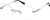 Angle view of Geometric Rimless 416612 in Gray thumbnail