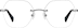 Geometric Rimless 416612 in Gray