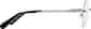 Side view of Customizable Geometric Rimless Glasses 416612 in Gray thumbnail