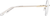 Side view of Geometric Rimless 416614 in Gold thumbnail