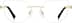 Cat-Eye Rimless 416714 in Gold
