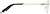 Side view of Cat-Eye Rimless 416714 in Gold thumbnail