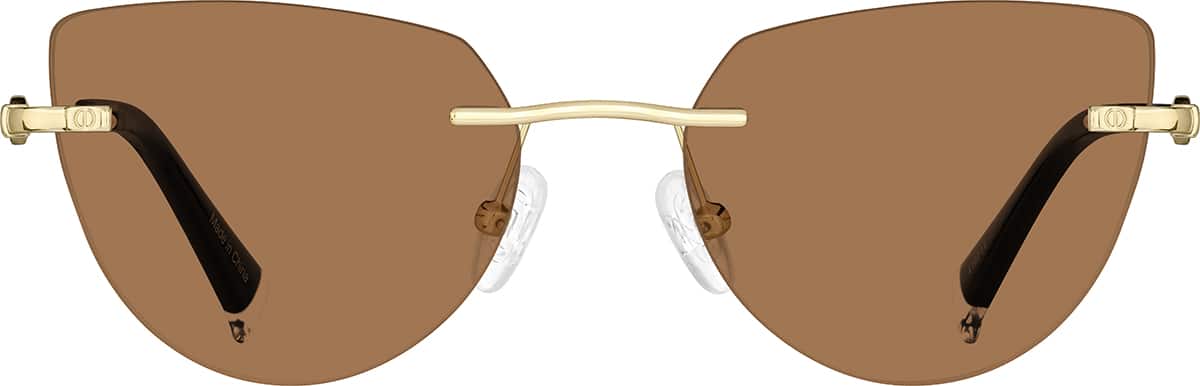 Cat-Eye Rimless 4167